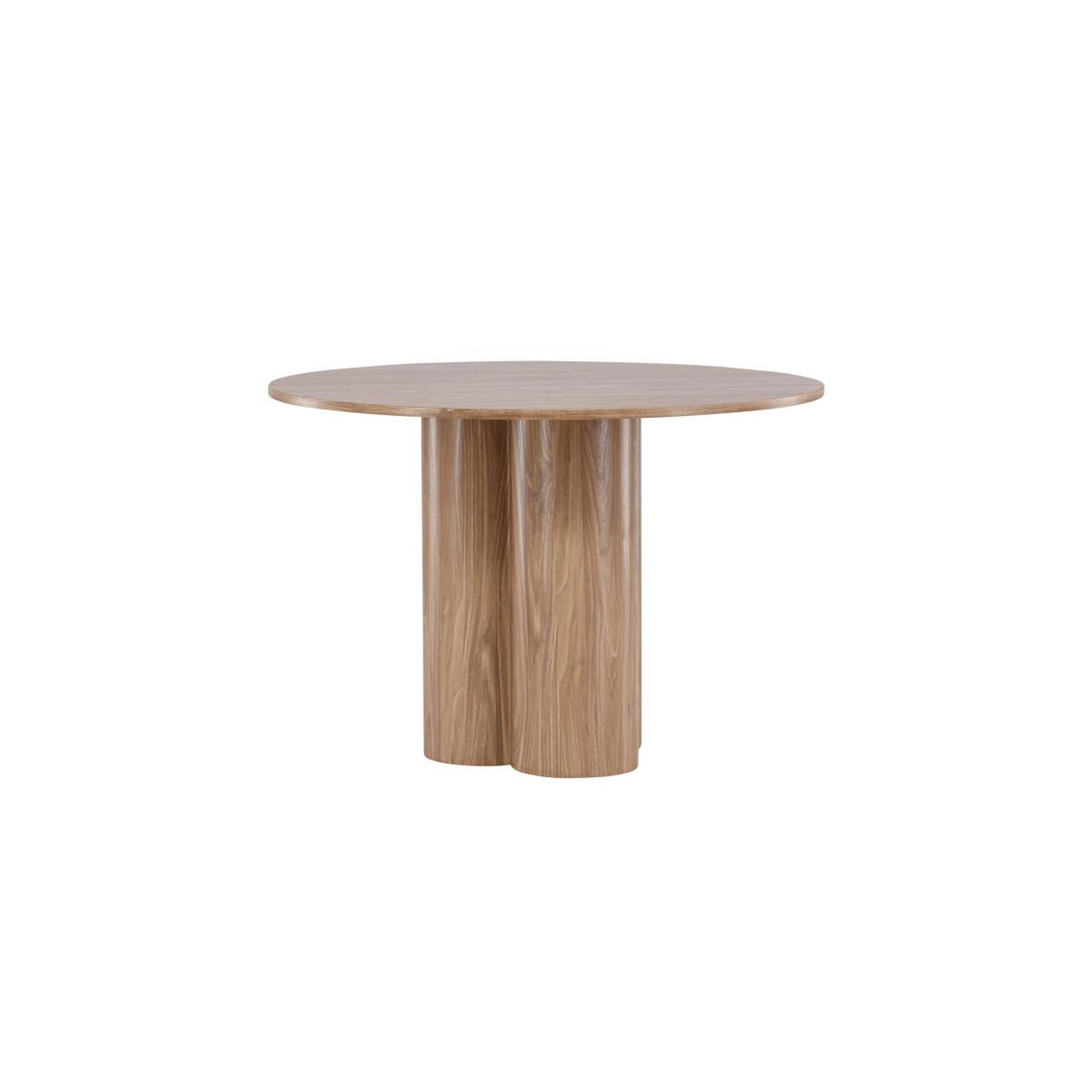 Voir la diapositive 2 : Paris Prix Table à manger ronde  olivia  110cm marron