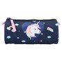 Voir la diapositive 1 : Milky Kiss Trousse ronde bleue TETE LICORNE