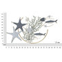 Voir la diapositive 6 : Paris Prix Décoration Murale en Métal  Sea Star  95cm Multicolore