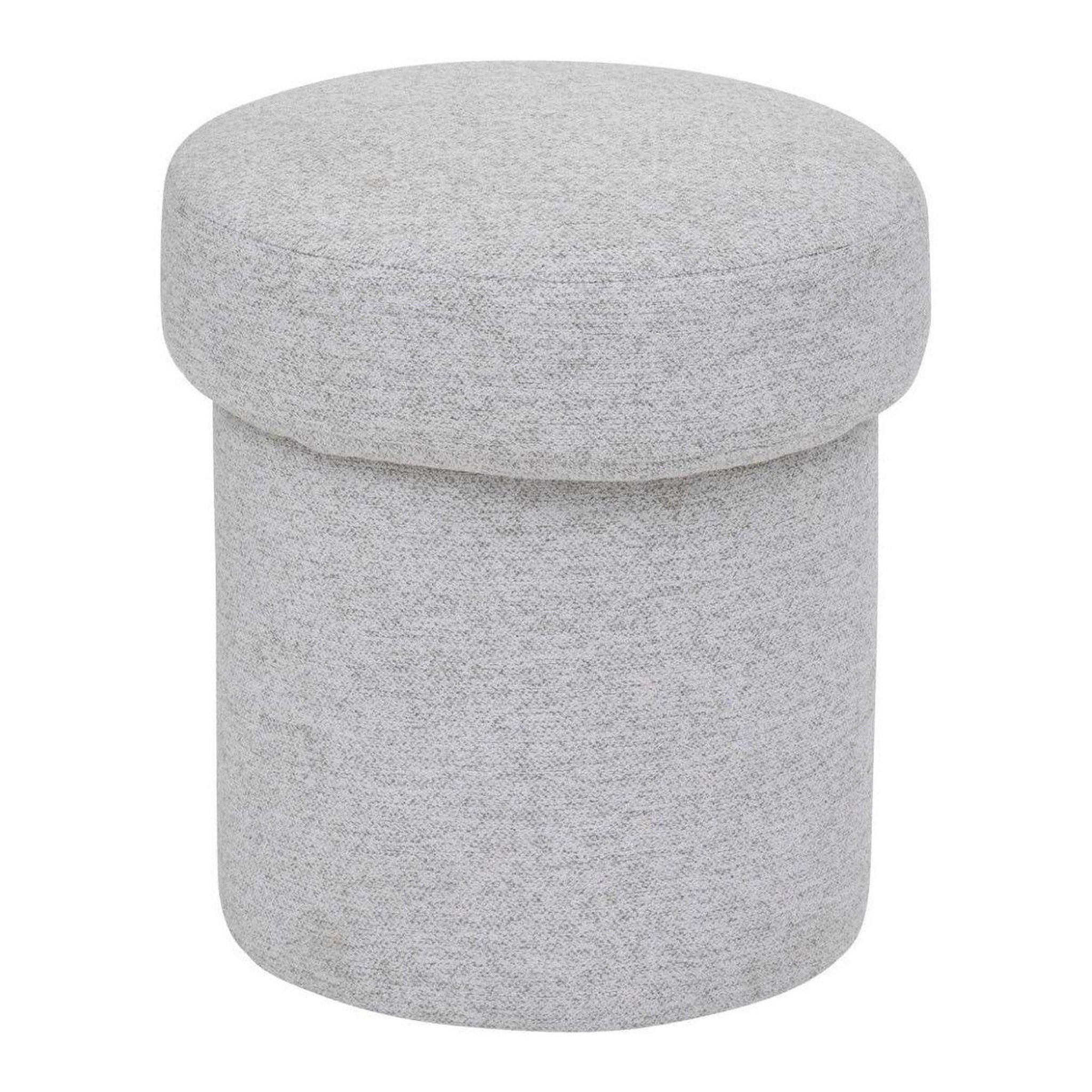 Voir la diapositive 1 : ATMOSPHERA Pouf design  tika  40cm gris