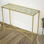 Voir la diapositive 6 : Paris Prix Console Design en Métal  Butterfly  100cm Or