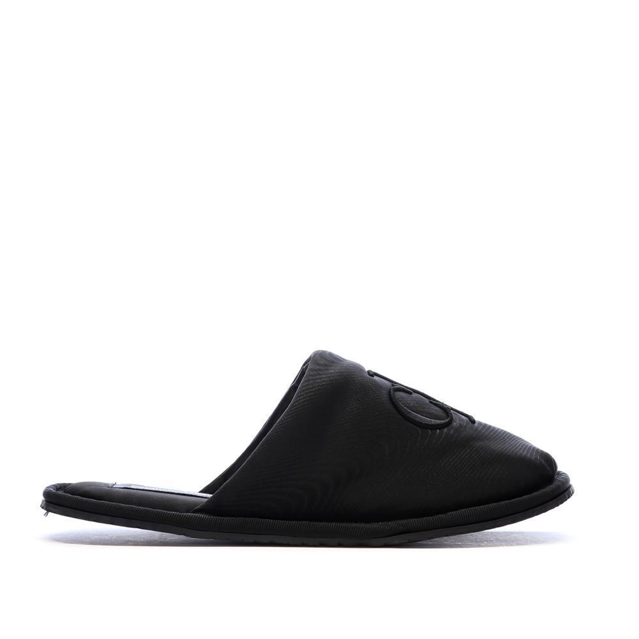 Voir la diapositive 2 : CALVIN KLEIN JEANS Chaussons Noir Femme Calvin Klein Jeans Slipper Satin Moire