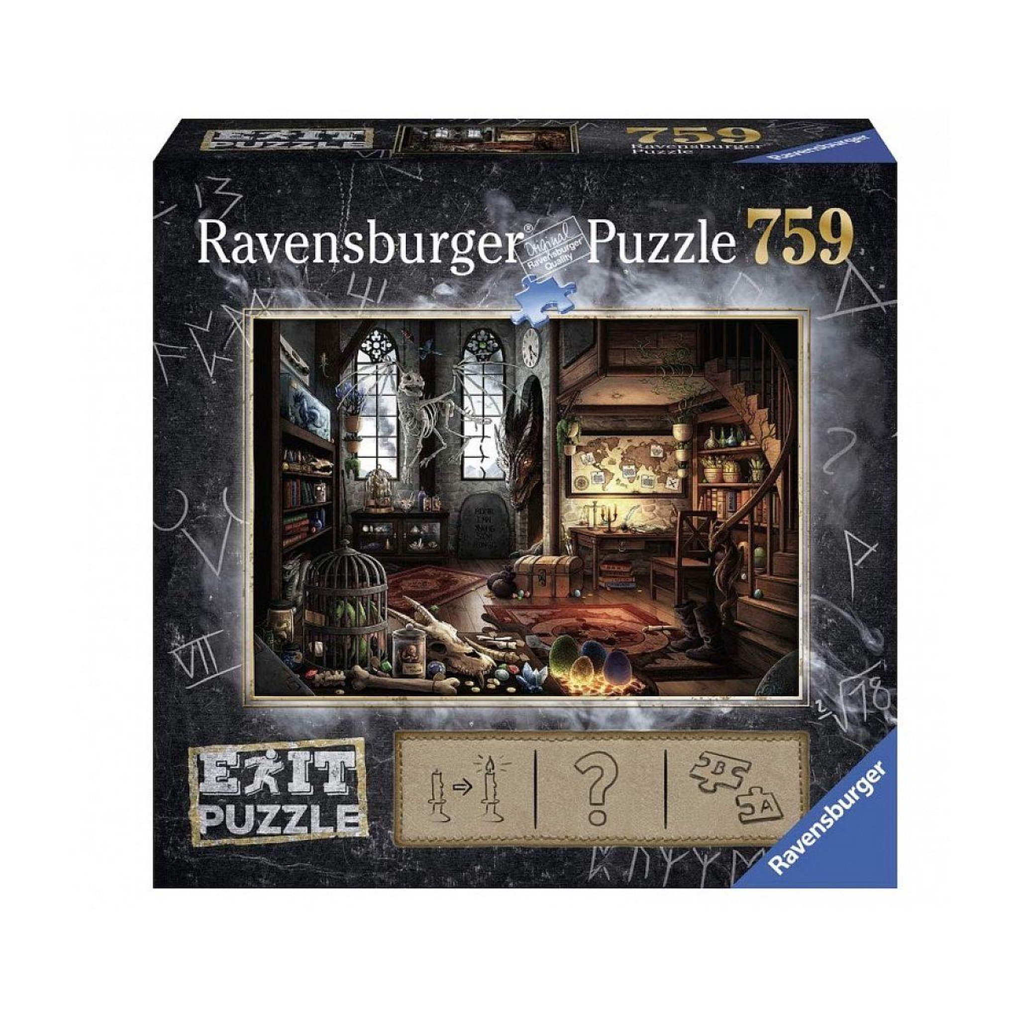 RAVENSBURGER Escape puzzle l'antre du dragon