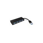 Icy Box Hub USB Icy-Box IB-AC6104-B avec 4 ports USB 3.0