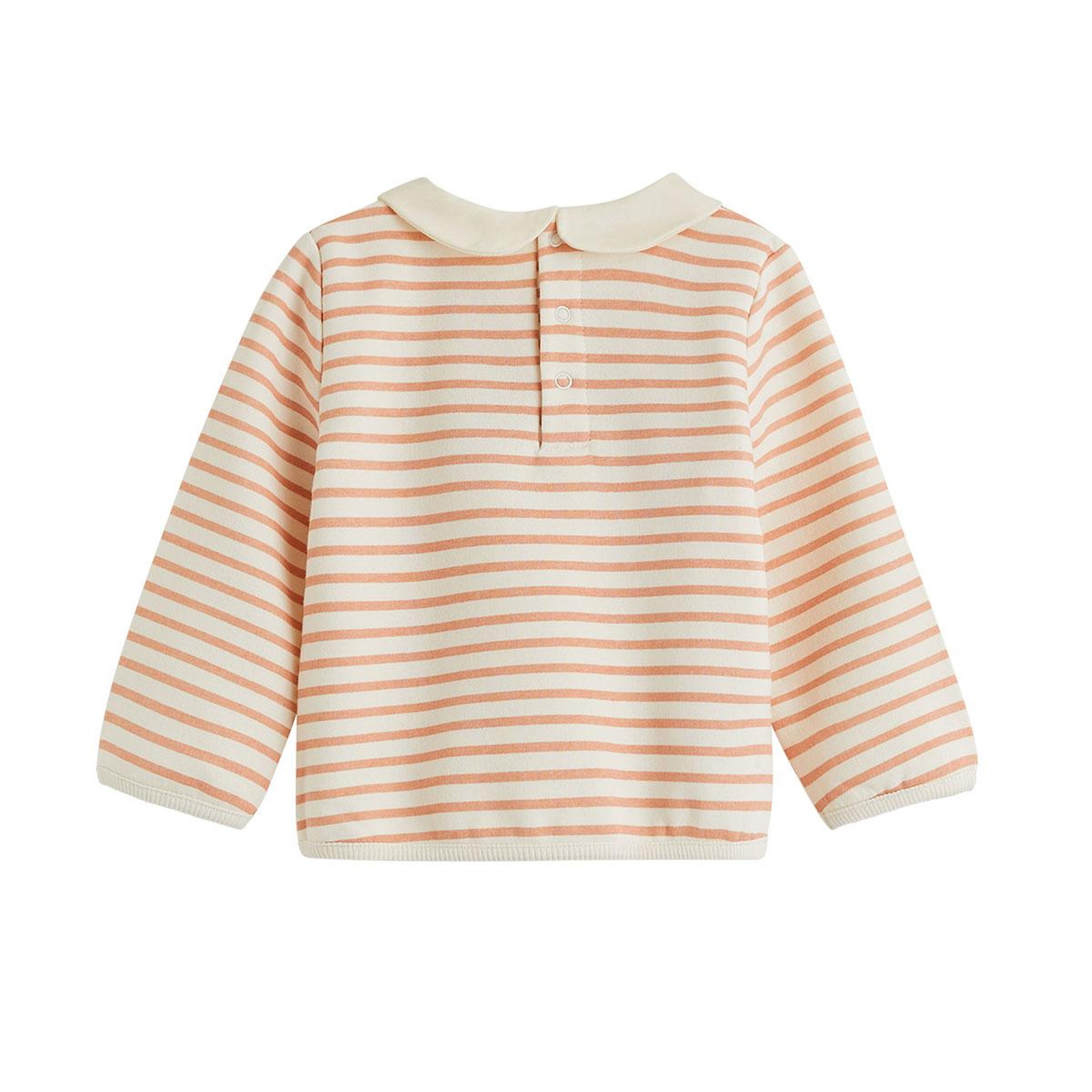 Voir la diapositive 2 : PETIT BEGUIN Sweat-shirt bébé en molleton aimée