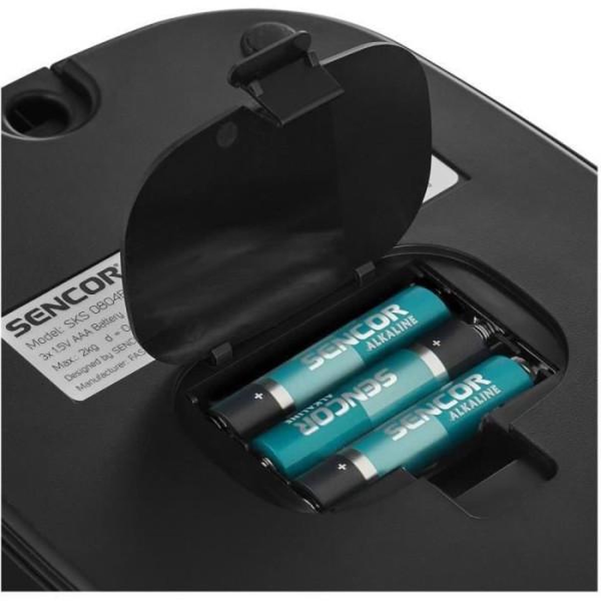 Voir la diapositive 6 : MARKET24 Balance de Cuisine Electronique de Precision  - Sencor - SKS 0804BK