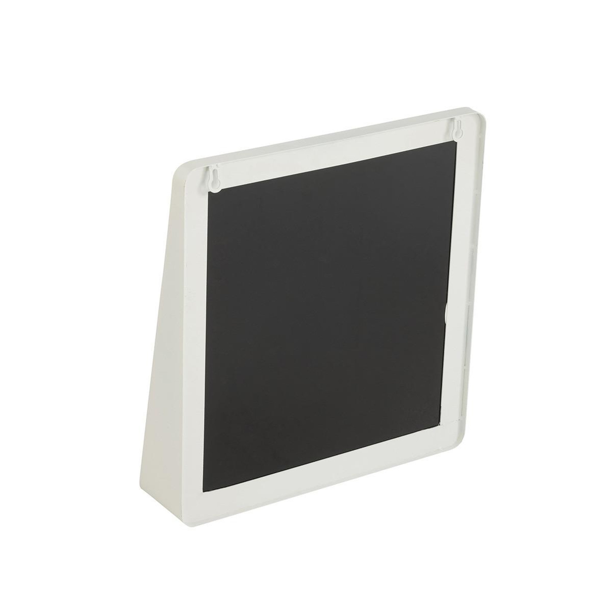Voir la diapositive 2 : J-LINE Miroir mural en métal  alejandro  41cm blanc