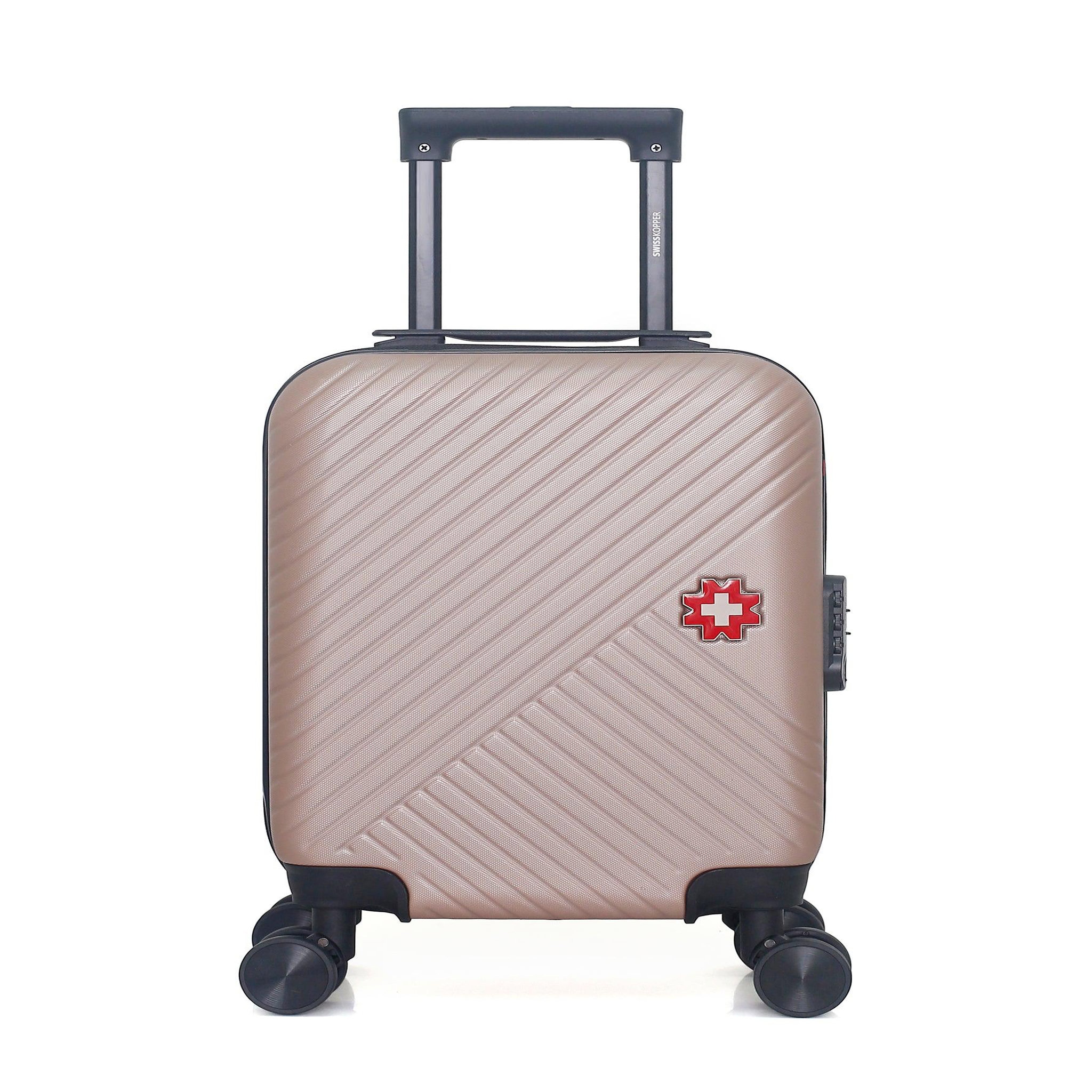 SWISS KOPPER Swiss kopper - valise cabine xxs spiez 46 cm 4 roues. Coloris disponibles : Bleu, Gris, Rose, Noir, Beige, Vert