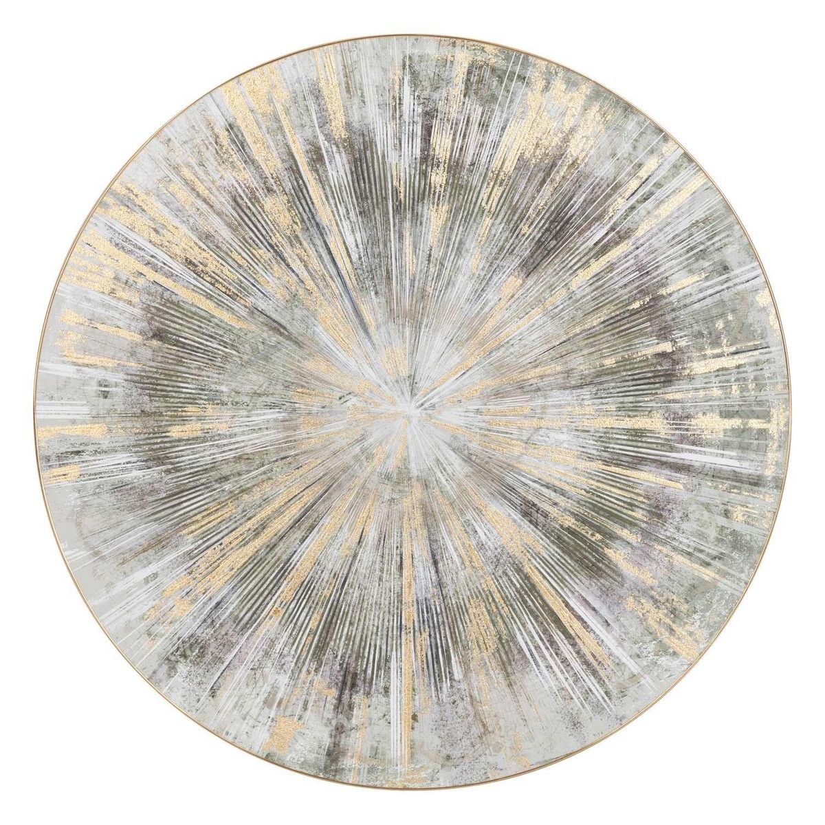 ATMOSPHERA Déco murale IZZI - Diam 80 cm - Gris