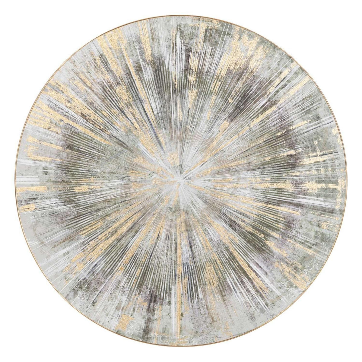 ATMOSPHERA Déco murale IZZI - Diam 80 cm - Gris