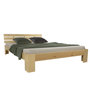 Voir la diapositive 1 : HomeStyle4U Lit double en bois Lit futon 120x200 cm pin naturel