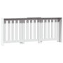 Voir la diapositive 5 : VIDAXL Cache-radiateur blanc 205x21,5x83,5 cm bois d'ingenierie