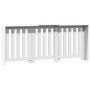 Voir la diapositive 5 : VIDAXL Cache-radiateur blanc 205x21,5x83,5 cm bois d'ingenierie
