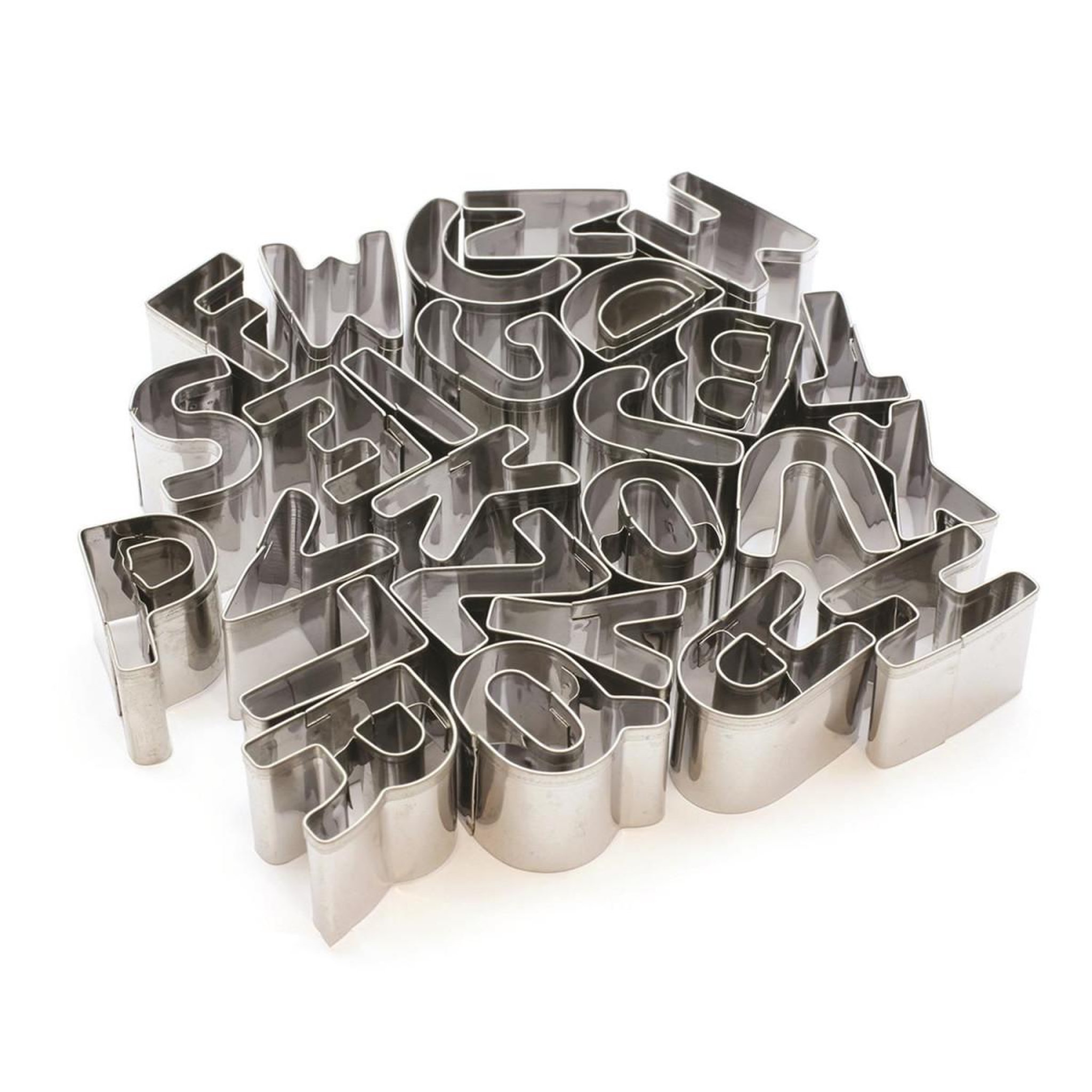 Lily Cook Emporte-pièces 26 lettres  alphabet  2cm argent