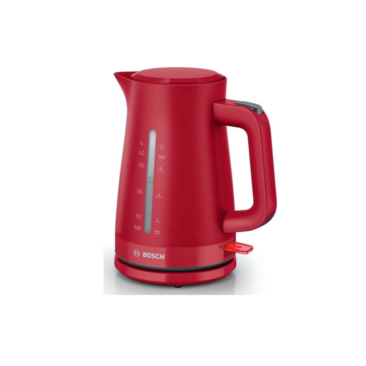 BOSCH Bouilloire électrique 1.7l 2400w rouge - TWK3M124