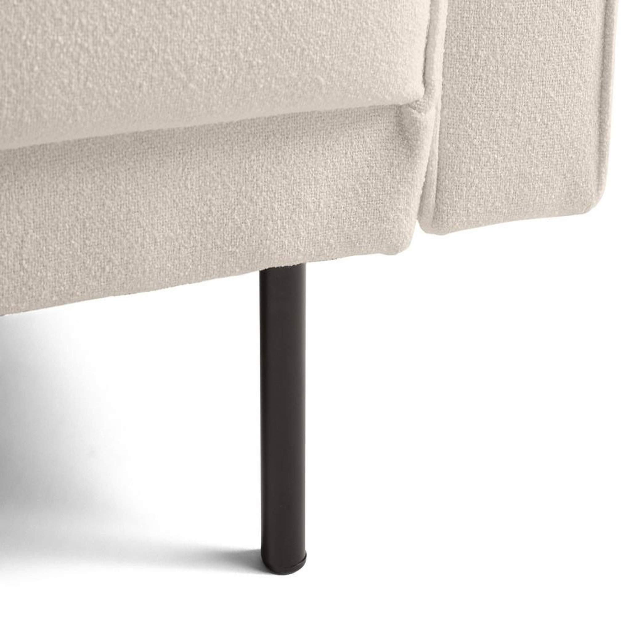 Voir la diapositive 5 : LISA DESIGN Charlie - canapé droit 2 places - en tissu