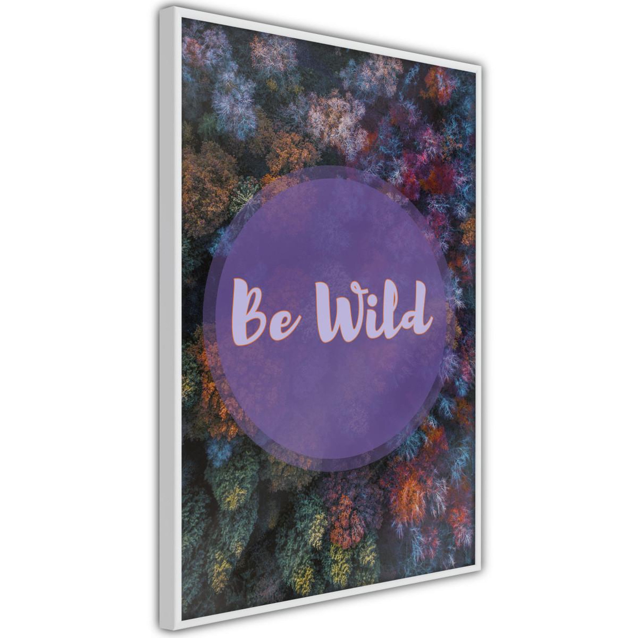 Paris Prix Affiche murale encadrée  find wildness in yourself