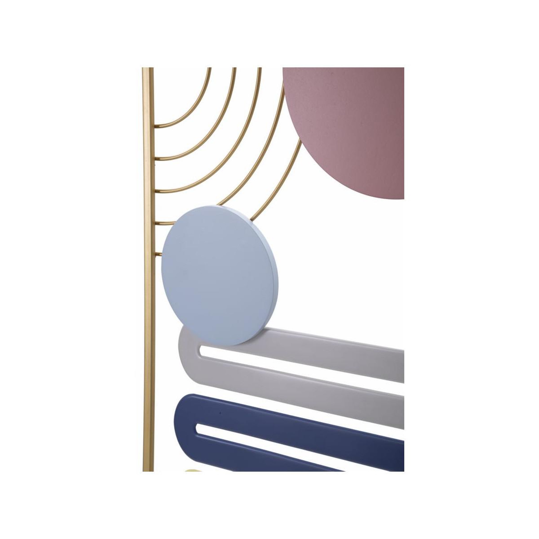 Voir la diapositive 3 : Paris Prix Décoration murale encadrée en métal  colorfuls  84cm multicolore