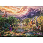 Schmidt Puzzle 1000 pièces : Disney : Blanche Neige et la Reine, Thomas Kinkade