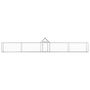 Voir la diapositive 2 : VIDAXL Poulailler 9 x 1 x 1,5 m Acier galvanise