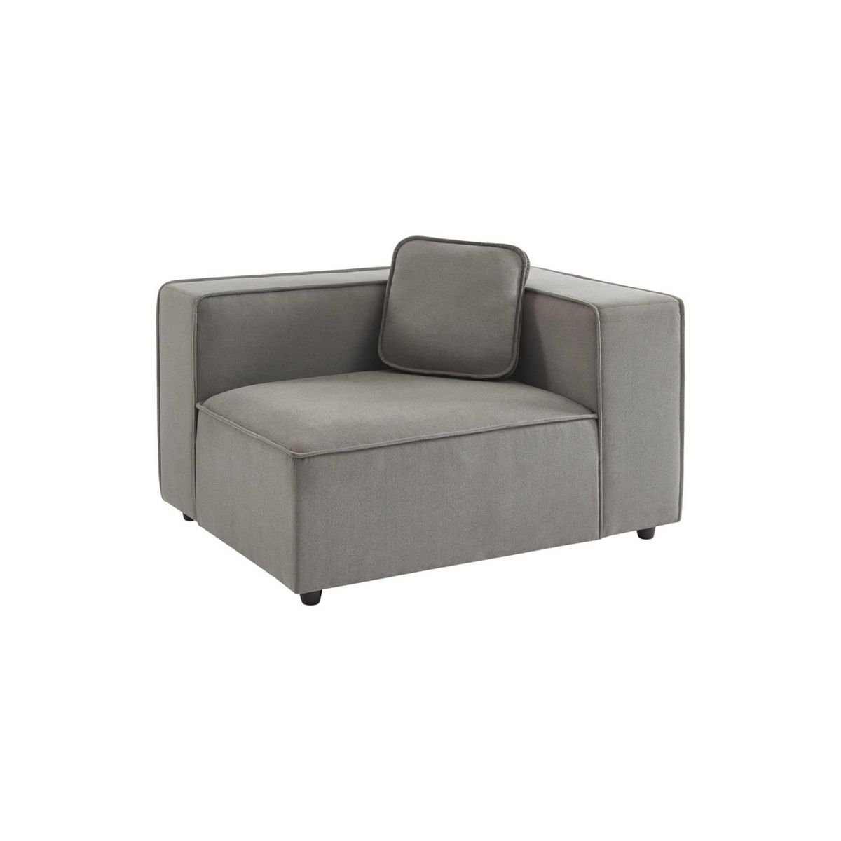 SWEEEK Canapé modulable 2 places déperlant. 2 corners