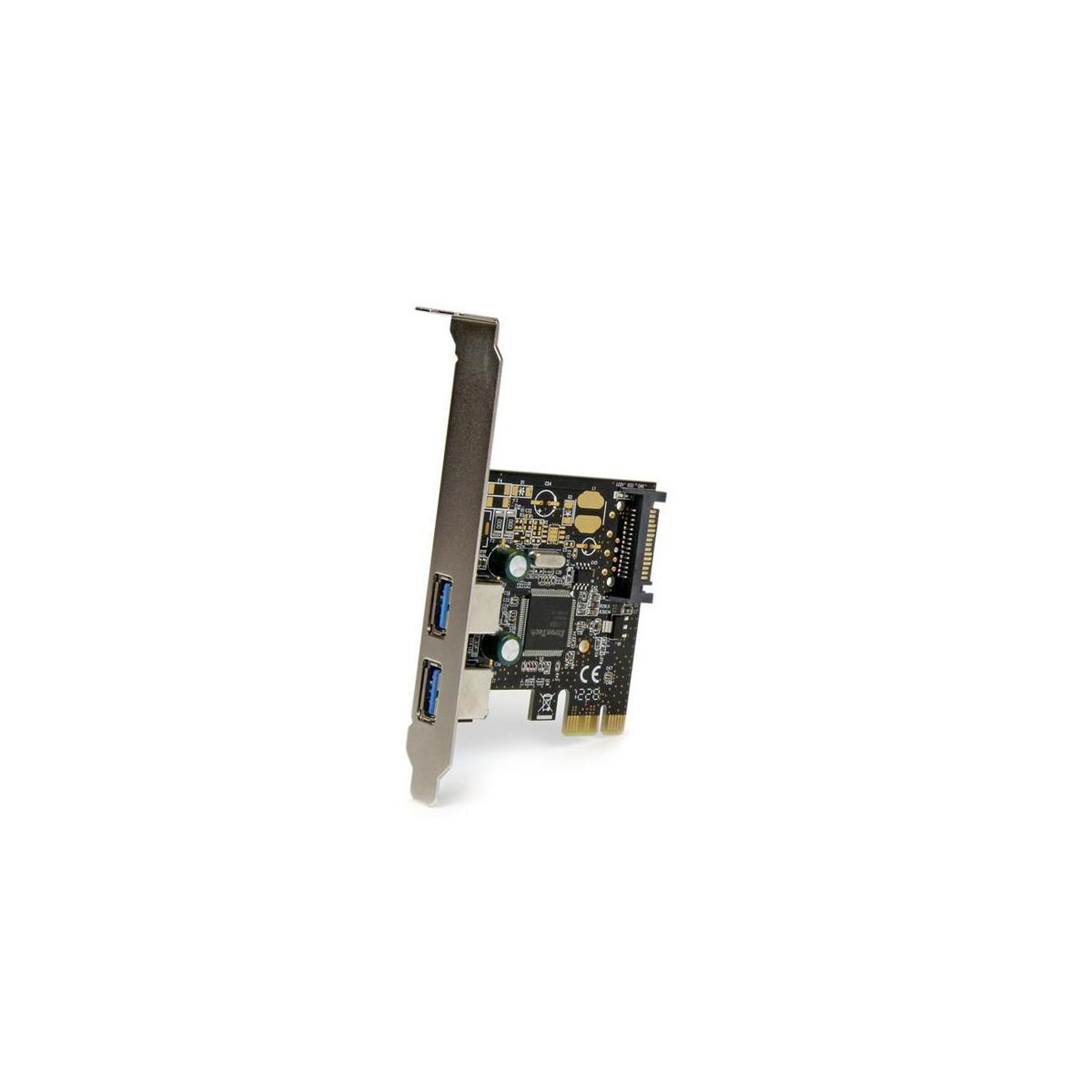Voir la diapositive 3 : Startech Startech.com carte contrôleur pci express (pci-e) vers hub interne 2 ports usb 3.0 - alimentation sata