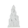 Voir la diapositive 2 : Paris Prix Maison Déco en Résine  Classique  47cm Blanc