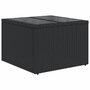 Voir la diapositive 5 : VIDAXL Salon de jardin 11 pcs avec coussins noir resine tressee