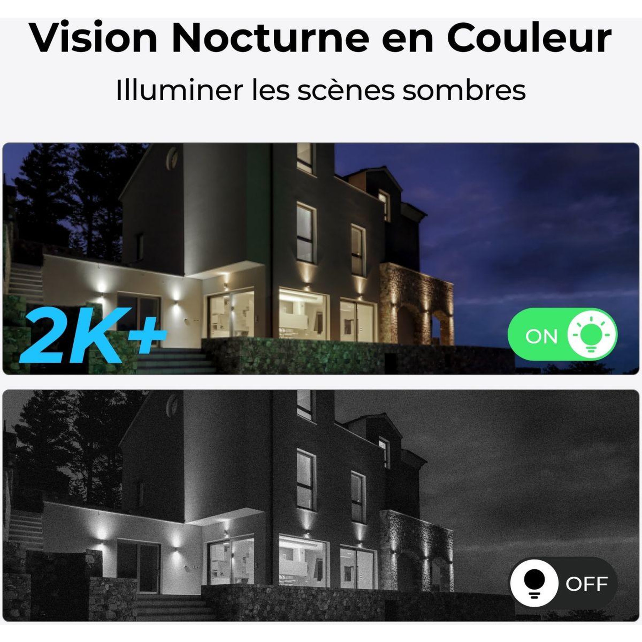 Voir la diapositive 5 : REOLINK Caméra de surveillance g430 blanche + panneau solaire
