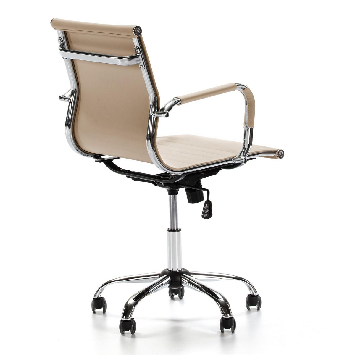 VS VENTA-STOCK Fauteuil de Bureau Croma inclinable Taupe,Cuir Synthétique