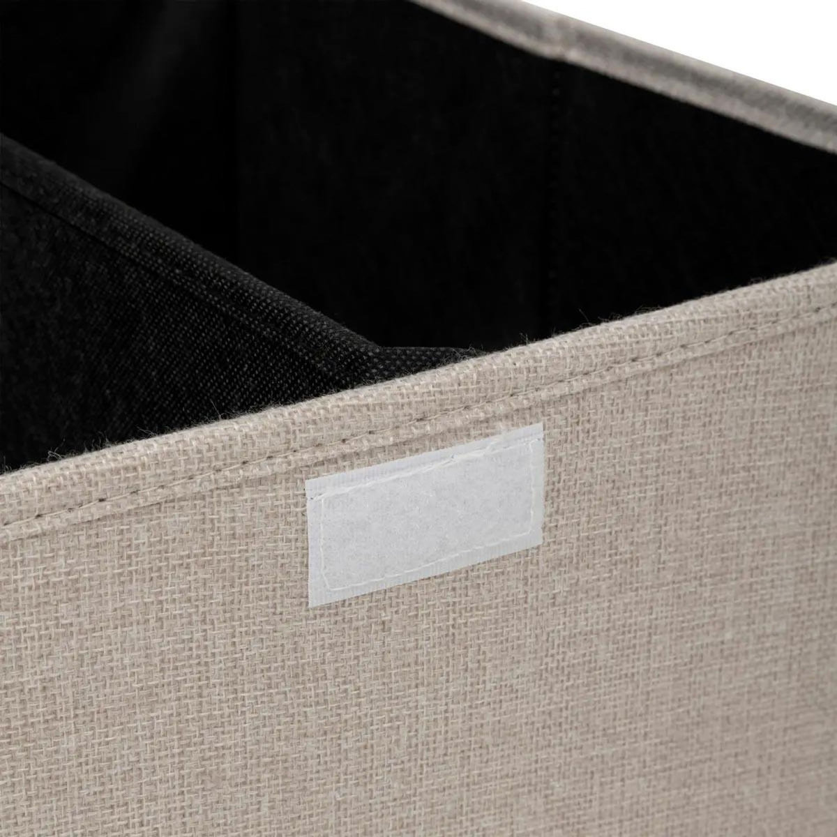 FIVE Panier à Linge Avec Séparateur  Colors  74L Beige Lin