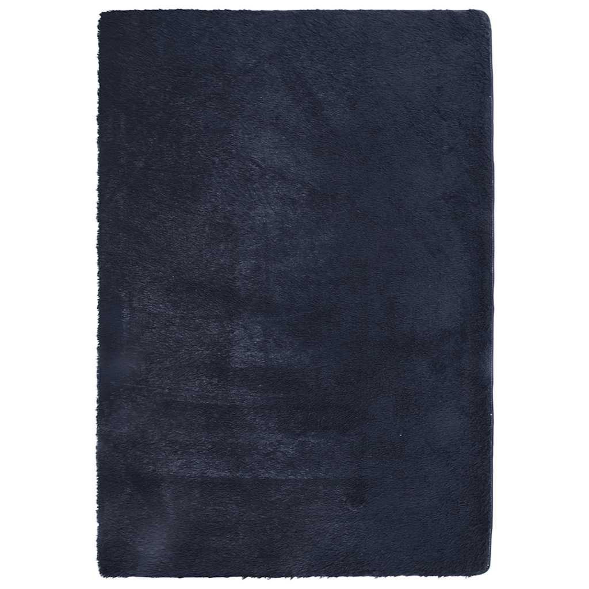 Voir la diapositive 2 : VIDAXL Tapis shaggy a poils longs NAVARRA bleu marine 160x230 cm