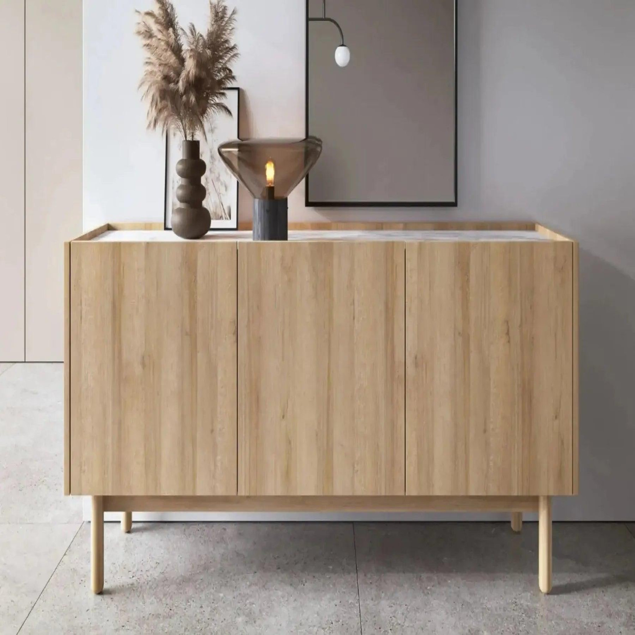 Voir la diapositive 2 : CASANOVA PARIS GABIN - Buffet en bois 140cm Beige