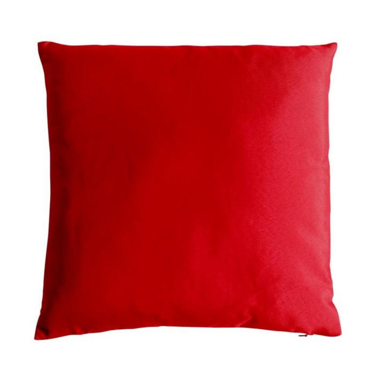 Paris Prix Coussin Déco Uni  Basic  40x40cm Rouge