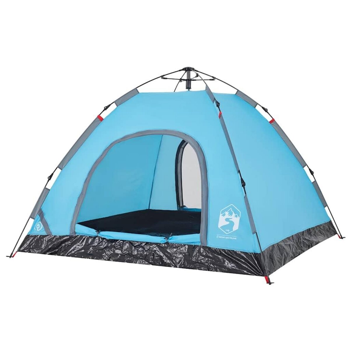 VIDAXL Tente de camping 3 personnes bleu liberation rapide