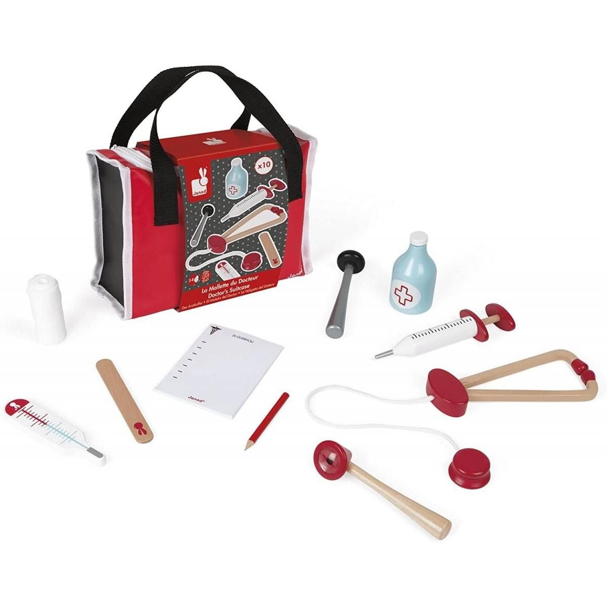 Juratoys - Janod Mallette du Docteur Janod Rouge