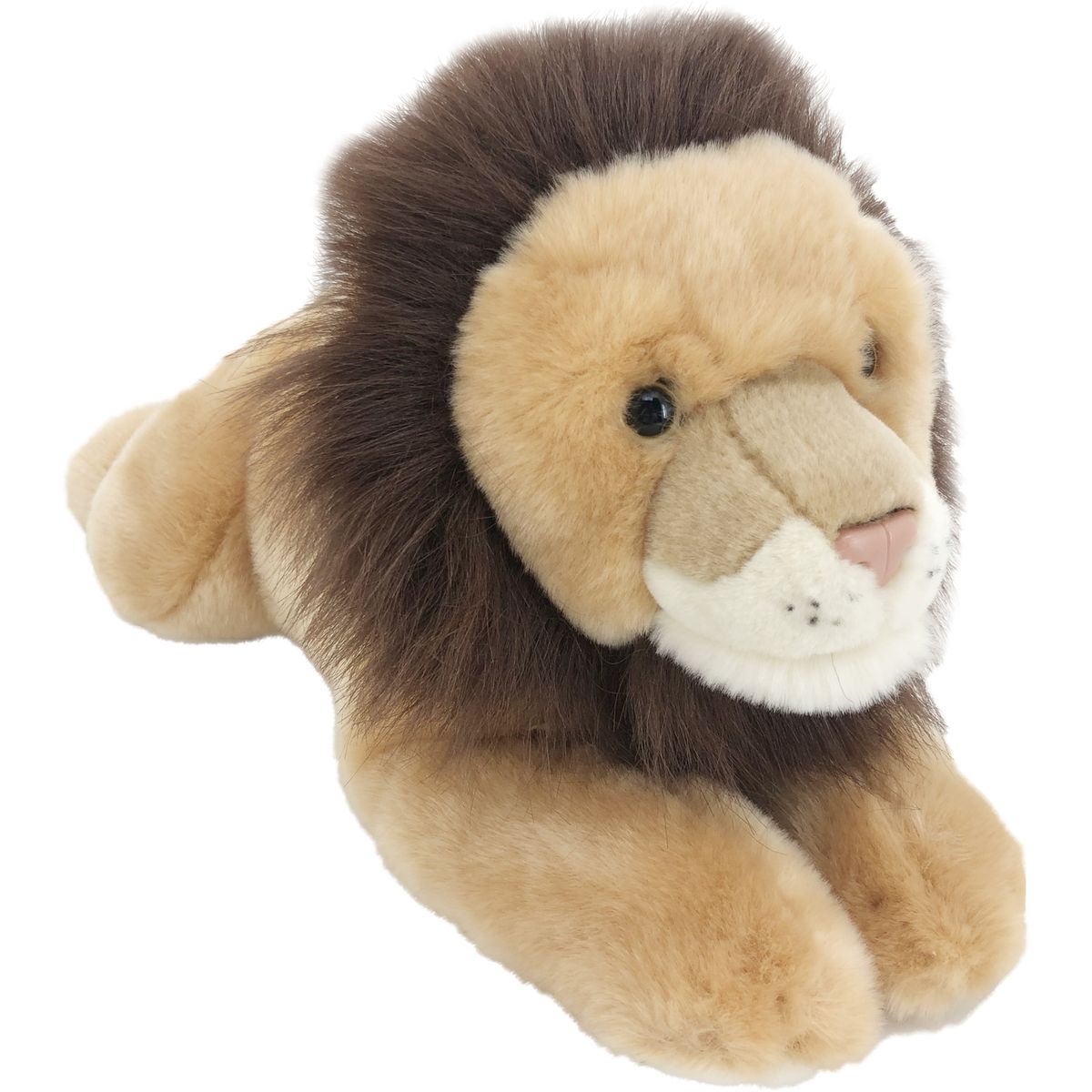 One Two Fun Peluche animaux de la jungle couché lion