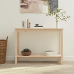 VIDAXL Table console 110x40x80 cm Bois massif de pin