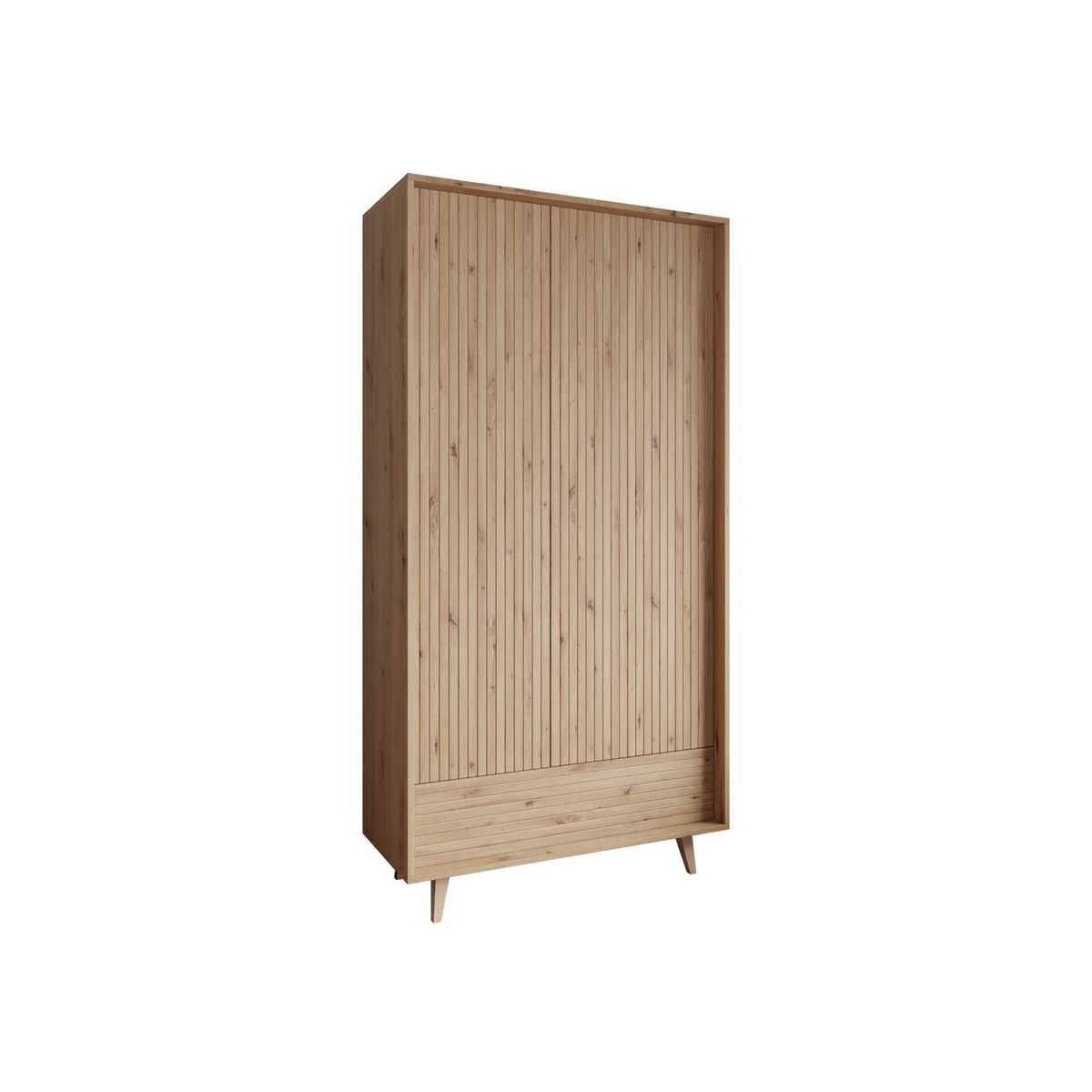 BEST MOBILIER Diego - armoire - effet bois - 92x180 cm