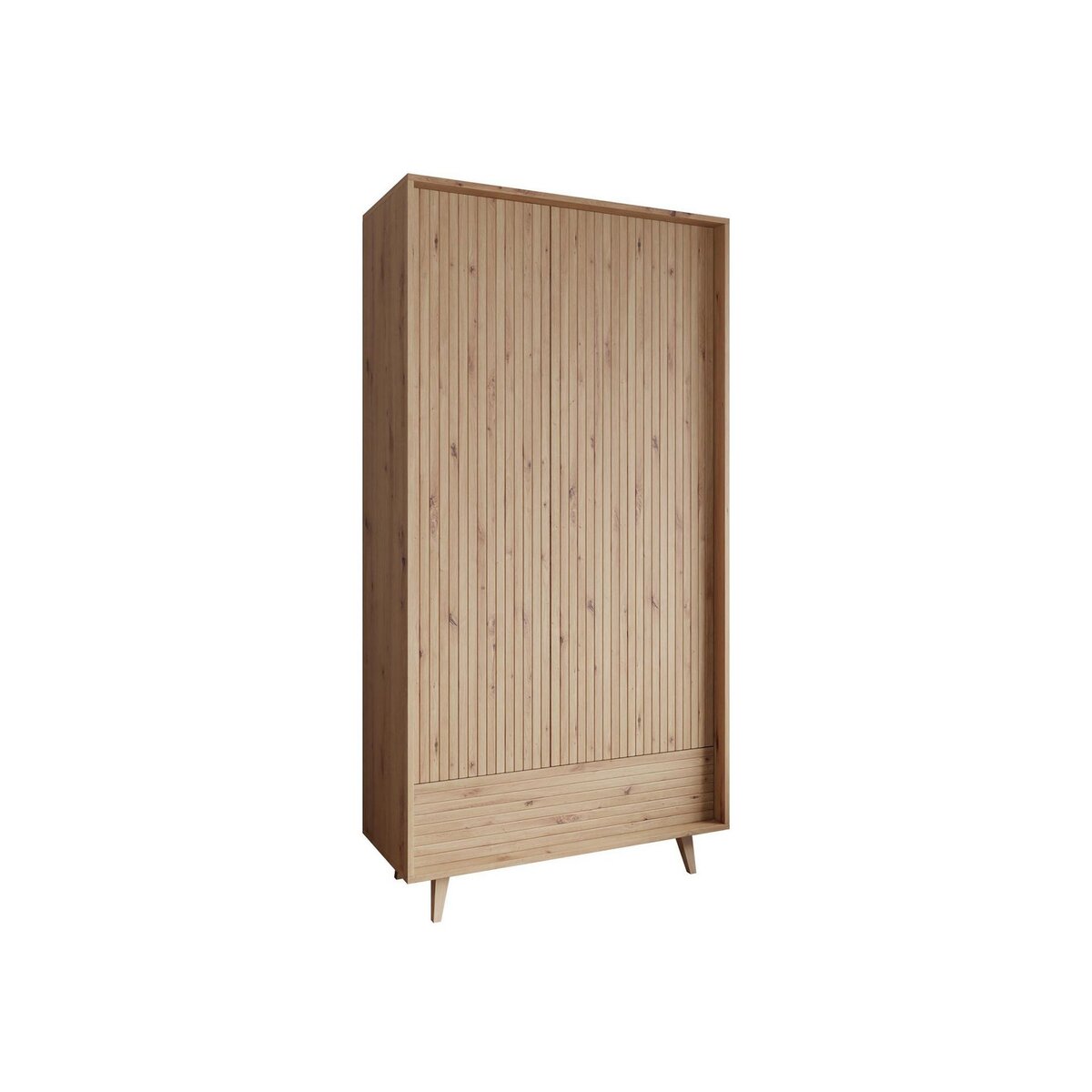 BEST MOBILIER Diego - armoire - effet bois - 92x180 cm