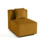 Voir la diapositive 1 : LISA DESIGN Arty - module d'assise - en velours côtelé