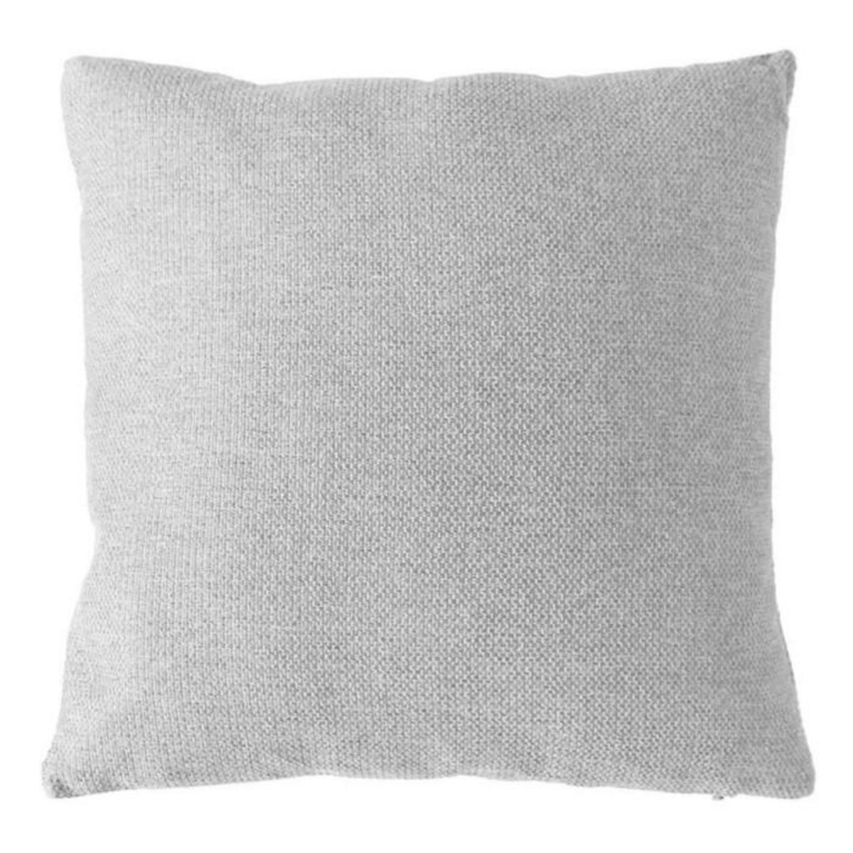 Paris Prix Coussin Déco en Velours  Lagarta  40x40cm Gris Clair
