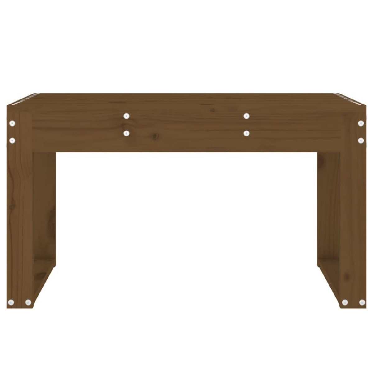 VIDAXL Banc de jardin marron miel 80x38x45 cm bois de pin massif