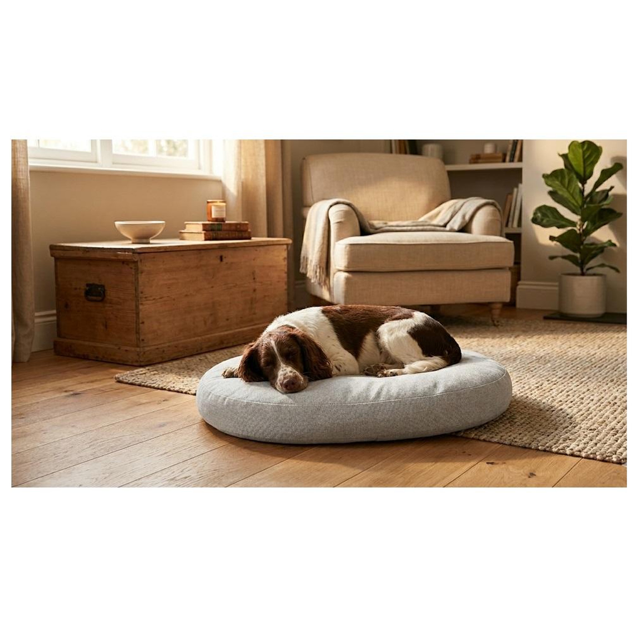 Voir la diapositive 2 : Eden Coussin ovale déhoussable pour chien