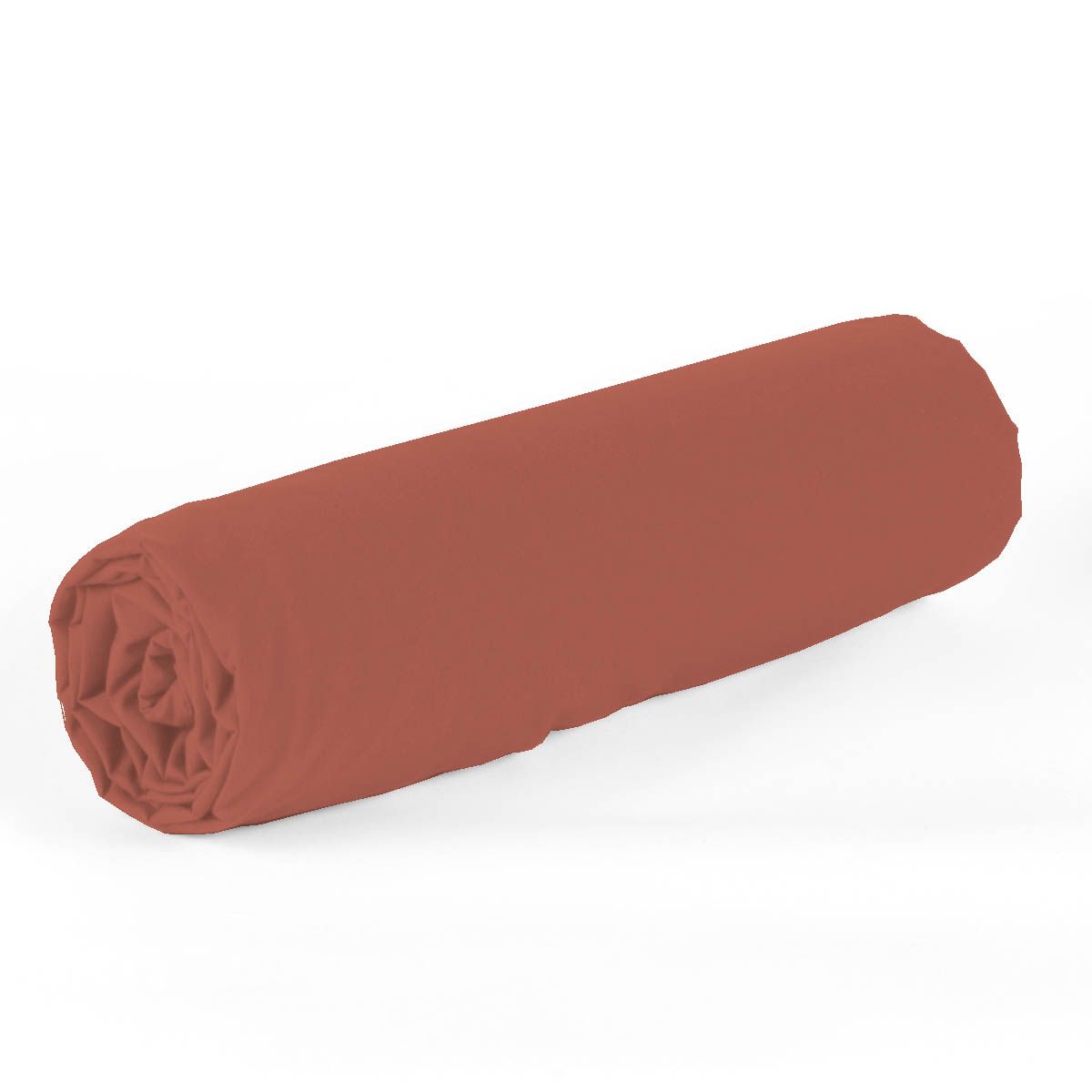 Drap housse uni en coton 47 fils 