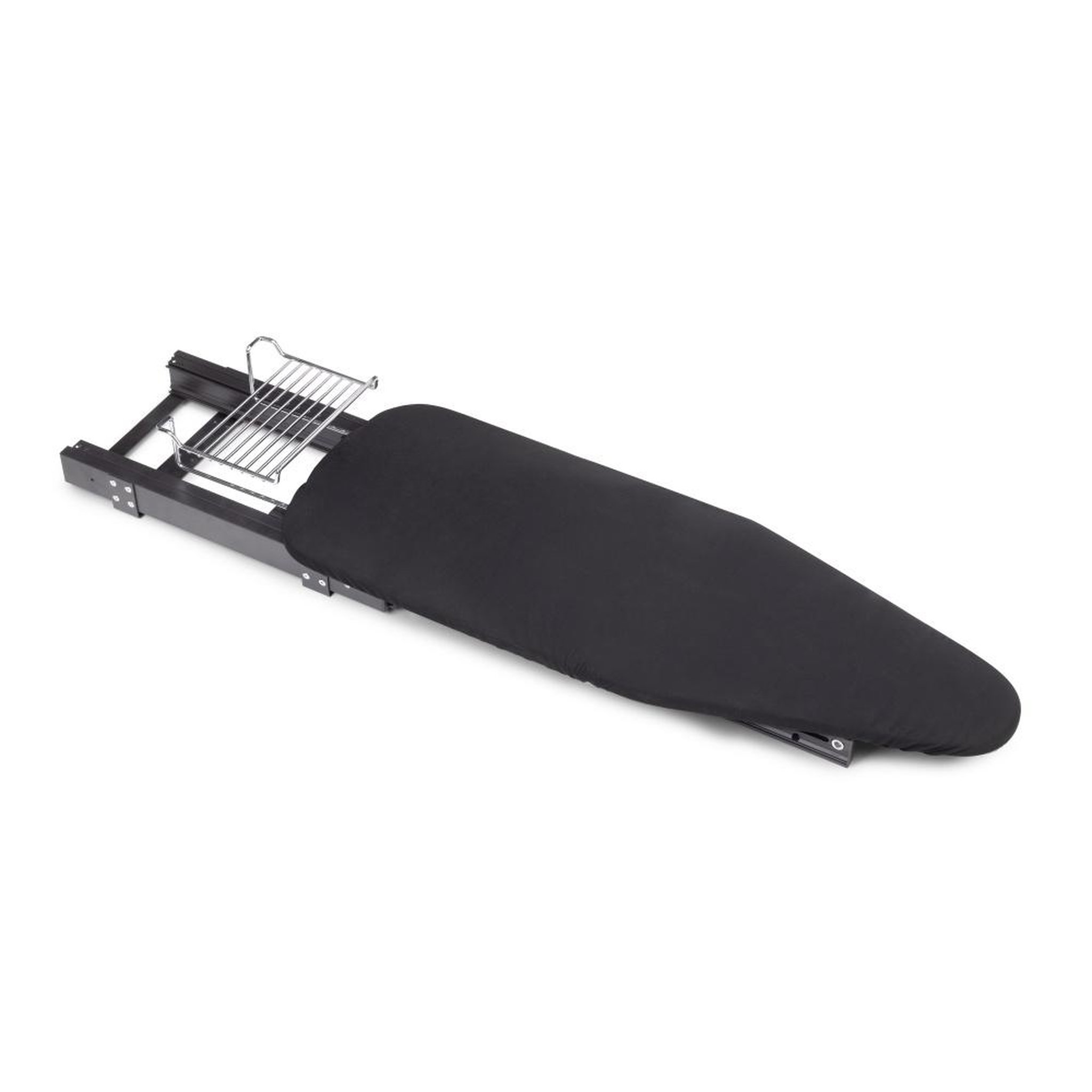 EMUCA SRL Planche à repasser pliante et planche à repasser coulissante pour meubles. Modèle : Iron Alu -  Aluminium -  Gris Anthracite