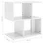 Voir la diapositive 6 : VIDAXL Tables de chevet 2 pcs blanc brillant bois d'ingenierie