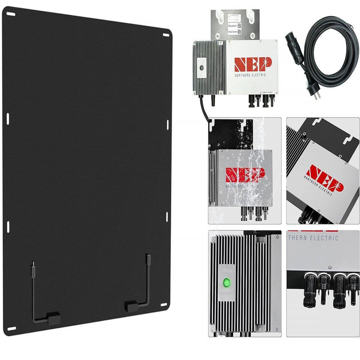 Habitat et Jardin Abri jardin métal  Dallas  - 5,29 m² avec panneaux solaires - Taupe