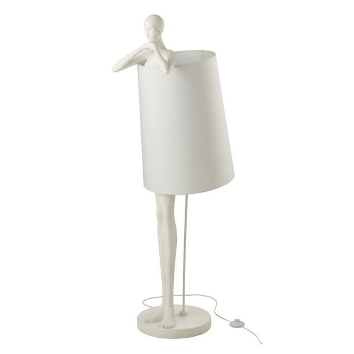 Paris Prix Lampadaire Design Homme  Kurtis  139cm Blanc