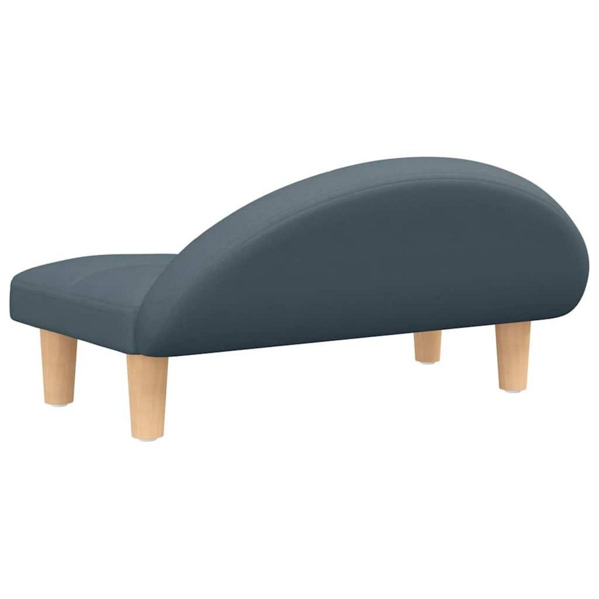 VIDAXL Lit pour chien gris fonce 70x52x30 cm tissu